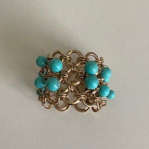 Vintage turquoise cuff bracelet